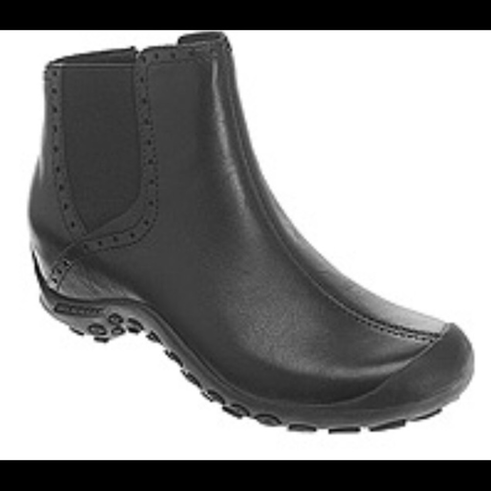 Merrell Plaza Mid black waterproof ankle boots